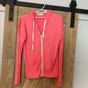 Hollister Coral light weight beachy Hoodie